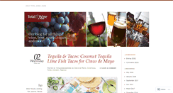 Desktop Screenshot of blog.totalwine.com